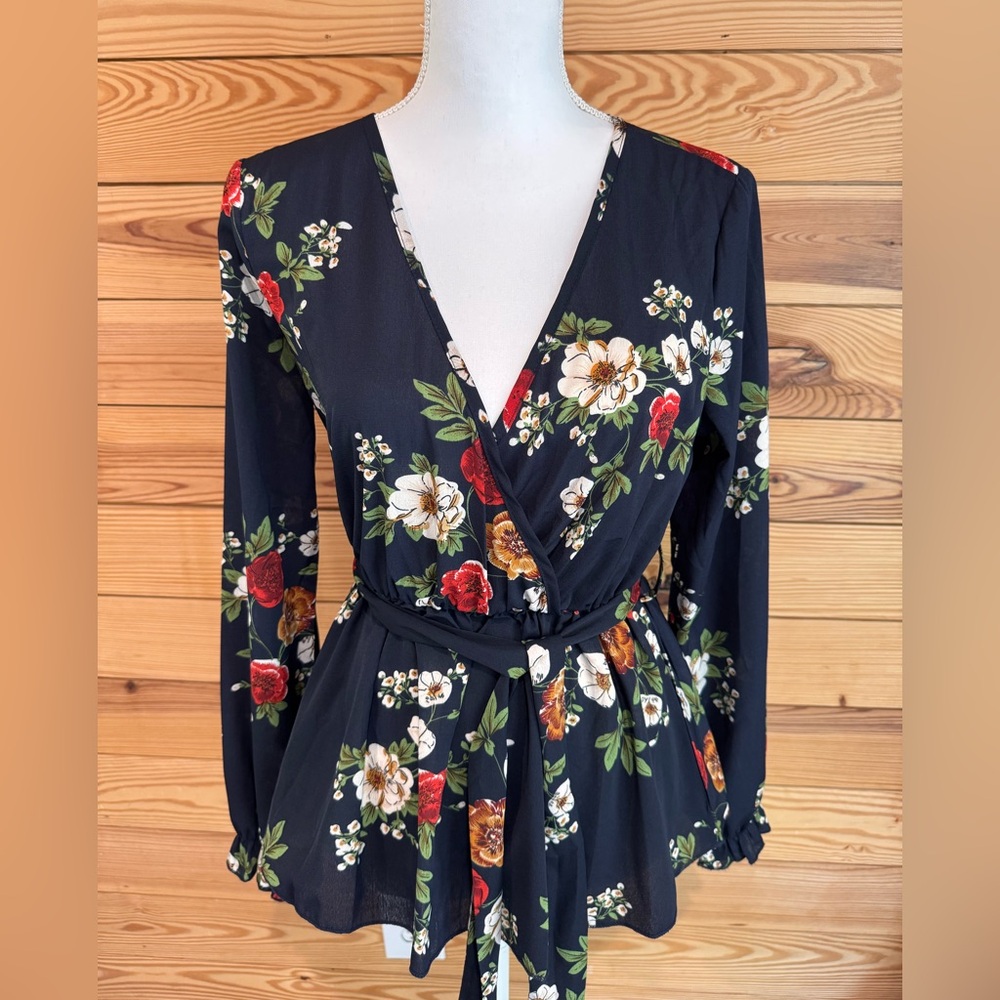 Floral Wrap Dress